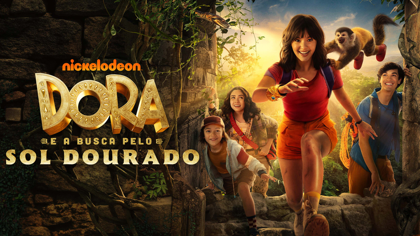 Capa de Dora e a Busca pelo Sol Dourado