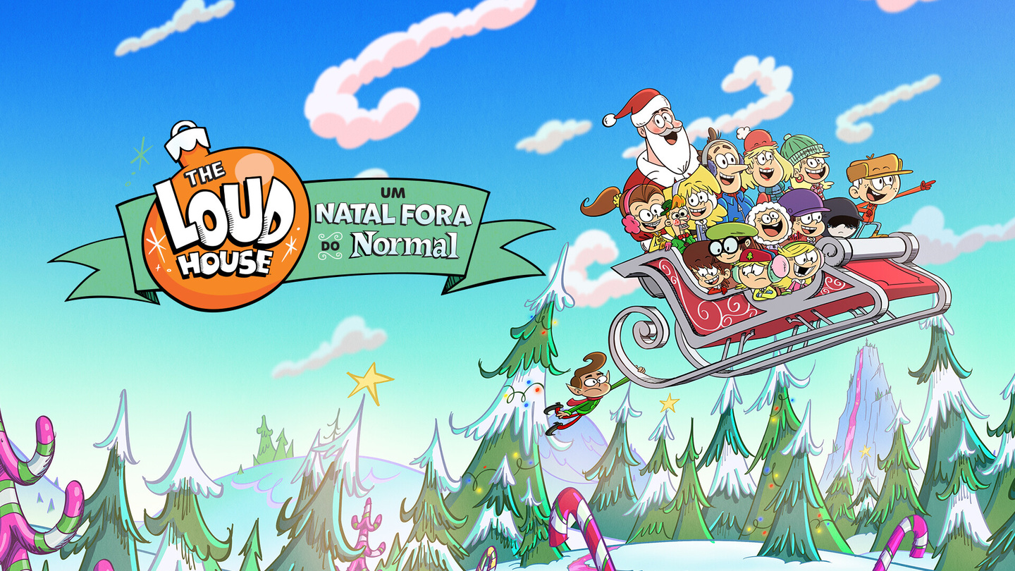 Capa de The Loud House: Um Natal Fora do Normal