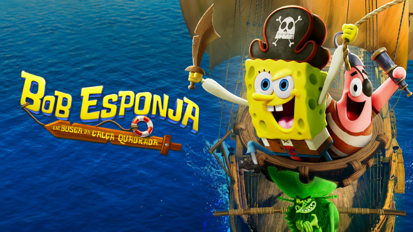 Capa de Bob Esponja: Em Busca da Calça Quadrada